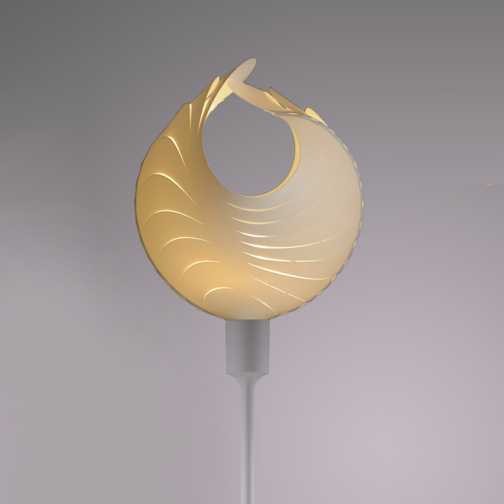 LAMPADA A CORNO DI MUFLONE PICCOLO - MINI MUFLO