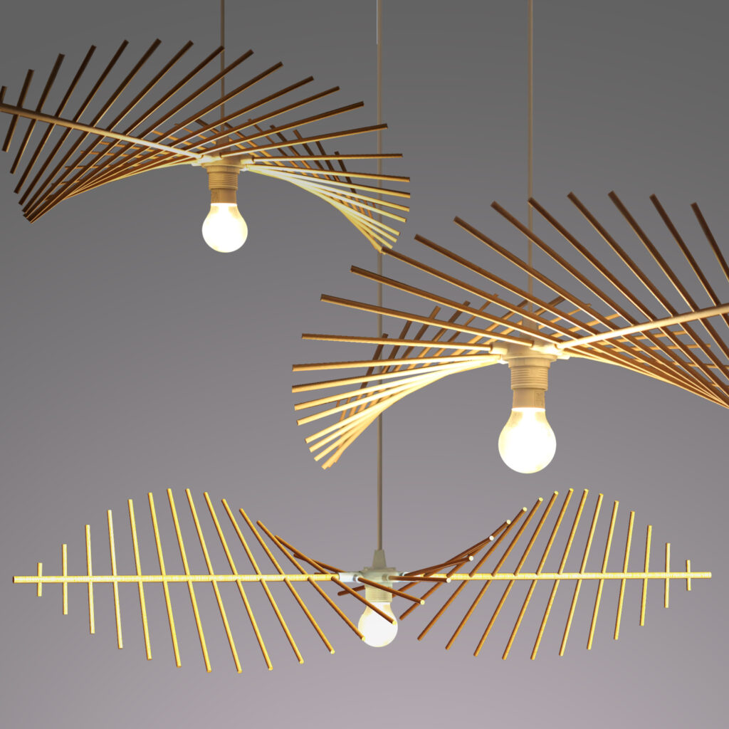 LAMPADA DI LEGNO - ANGLEO