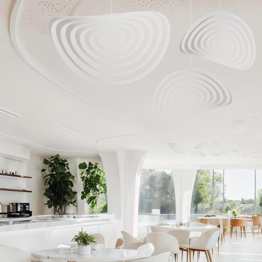 Lampa wisząca sombrero w restauracji