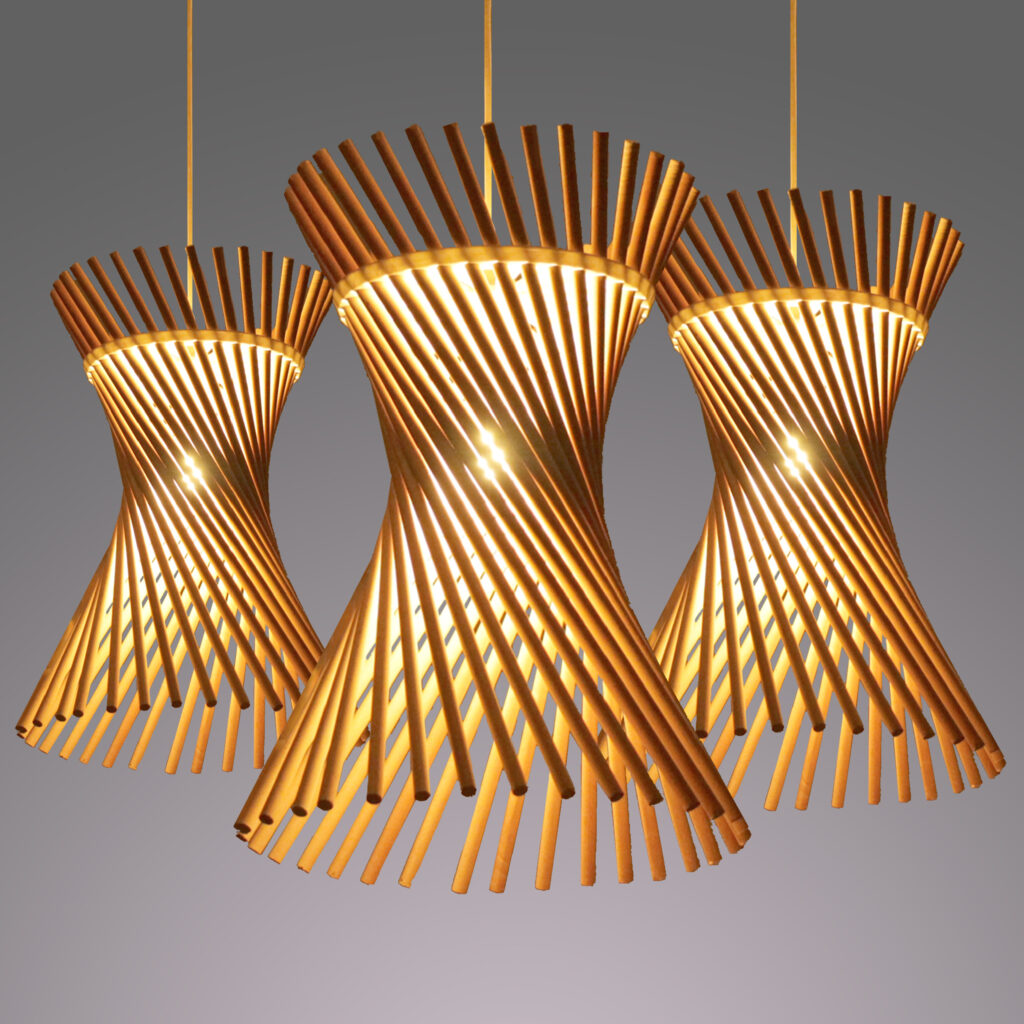 LAMPADA DI LEGNO – TORNADO